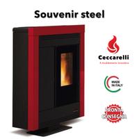 STUFA A PELLET NORDICA SOUVENIR STEEL CANALIZZATA