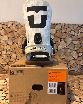 attacchi snowboard union strata