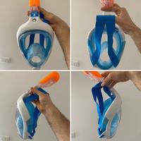 Maschera Easybreath per Snorkeling TRIBORD