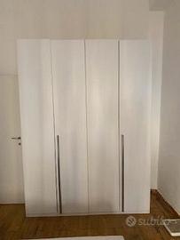 Armadio 4 ante bianco larice Mondo Convenienza