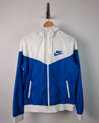 Nike Windrunner blu royal e bianca, taglia M