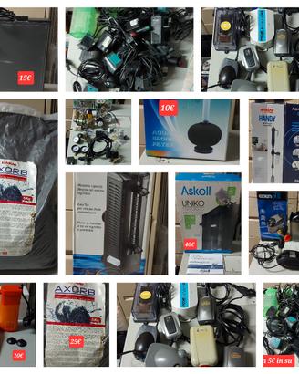 Materiale per acquario NUOVO/USATO 