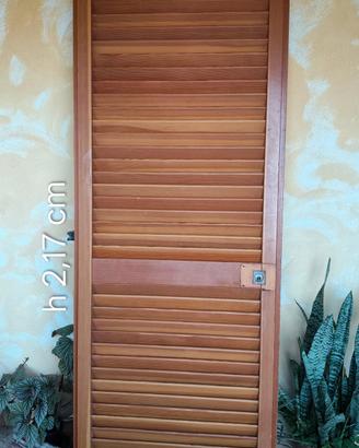Persiana a porta  in legno Douglas 