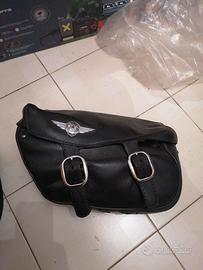 Borse laterali in pelle Harley Davidson