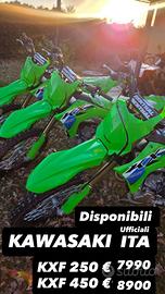 Kawasaki KX KXF 250 450 nuove 2026 ufficiali KL