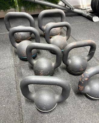 Kettlebell ghisa-base in gomma
