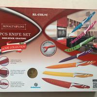 Set coltelli Royalty Line 7 pezzi home collection