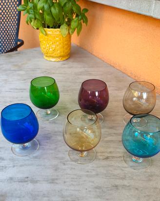 Bicchieri colorati 