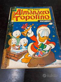 ALMANACCO TOPOLINO DICEMBRE 1962 (danneggiato)