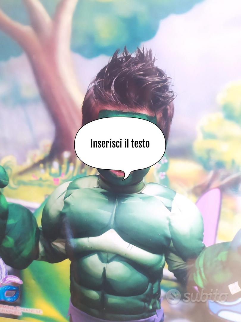 Vestito carnevale hulk on sale disney