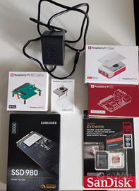 Kit NUOVO Raspberry Pi 5 16 GB + SSD/SD/Hat