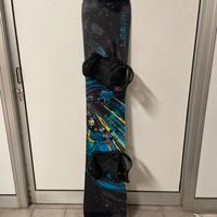Snowboard Lib Tech Attack Banana + attacchi Burton