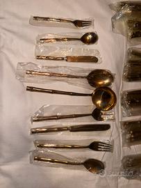 Raro servizo di posate vintage 75 pezzi