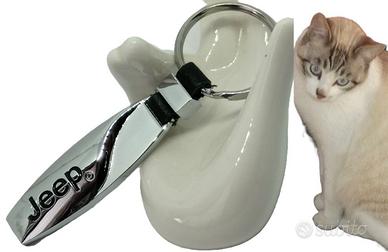 PORTACHIAVI JEEP 3D AUTO IN ACCIAIO INOSSIDABILE