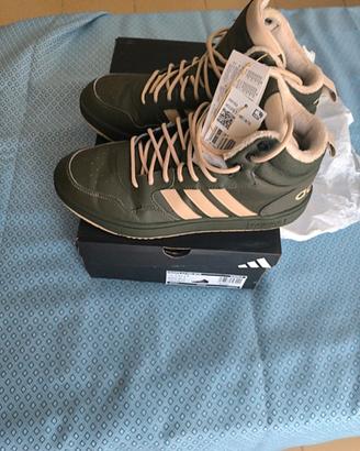 Adidas hoops 3.0 verdi unisex 