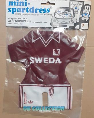 Vecchio gadget 1977 Calcio mini maglietta TORINO