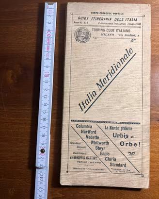 Mappa Storica - Italia Meridionale TOURING CLUB IT