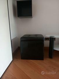 Pouf in ecopelle