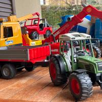 Bruder - Trattore Betoniera Carro attrezzi Manitou
