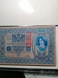 Banconota da 1000 tausend kronen 1902