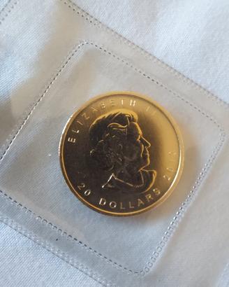 Moneta d’oro Canada Maple Leaf 1/2 Oz – 2013 – Oro