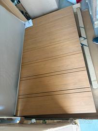 Tavolo esterno PP con gambe antracite in alluminio