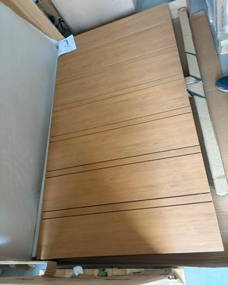 Tavolo esterno PP con gambe antracite in alluminio