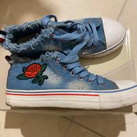 Scarpe da ginnastica in denim