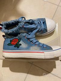 Scarpe da ginnastica in denim