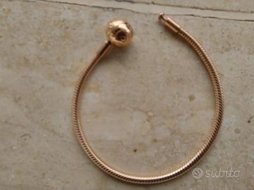 bracciale Pandora oro rosa 14 k
