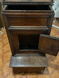 Inginocchiatoio d epoca legno massello originale