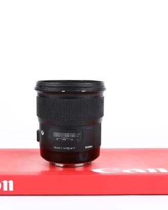 Sigma 24mm f1.4 DG HSM ART Canon USATO GARANTITO P