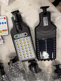 6 Lampade LED Solari con Sensore e Telecomando - N