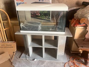 Mobiletto piu' acquario (piu' n.2 pompe esterne)