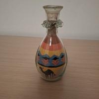 Bottiglia artigianale sabbia colorata - Cammello
