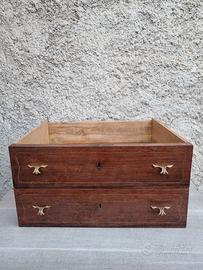 Cassetto vintage legno cassetti scatola