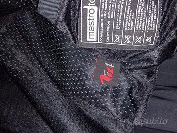 giubbino moto pelle mtech