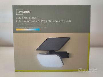 Faretto Solare Led da esterno IP54 - NUOVO