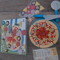 Set pizza gioco in legno