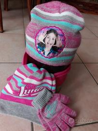 Cappellino+sciarpa+guantino bimba 2/3 anni