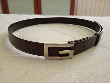 Cintura GUCCI Vintage in Pelle Taglia 85/34