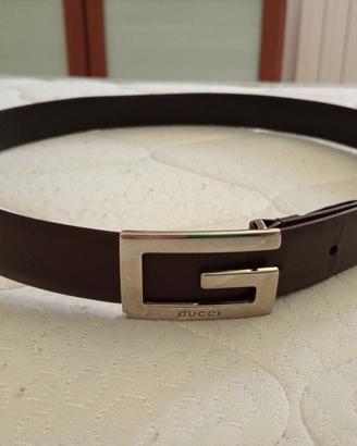 Cintura GUCCI Vintage in Pelle Taglia 85/34