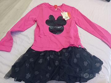 vestitino-felpa con gonnellino disney