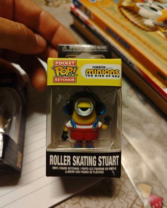 Poket Pop chain Minions Roller Skating Satur