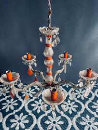 Lampadario a soffitto Murano vintage