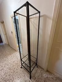 Vetrina in ferro battuto