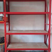 scaffalatura ad incastro industriale 6 metri e 40 
