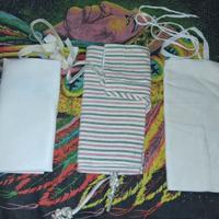 3 Grembiuli interi Cucina Cotone e Impermeabile