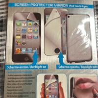 Pellicola protezione ipod 4 gen effetto specchio