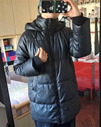 Piumino Ecopelle Zara tg M